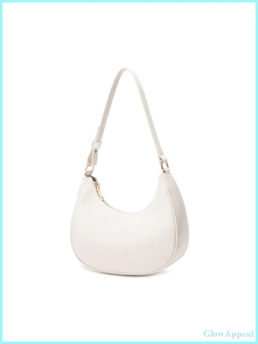 Crescent Hobo Shoulder Bag Women Cute Tote Handbag PU Leather Mini Clutch Purse